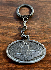 Vintage Metal Kent Key Chain Agriculture Farmer picture