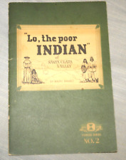 VINTAGE THE POOR INDIAN OF SANTA CLARA VALLEY CA BY RAMBO CARTOON ILLUSTRATIONS picture