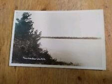 Overlooking Bear Lake MIchigan MI Birdseye View c1950 Real Photo  picture