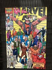 Marvel Age (1986) VFNM #47 Early Marvel preview NEW UNIVERSE picture