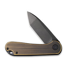 Civivi Knives Elementum Liner Lock C907T-A D2 Stainless Tanto Rubbed Brass picture