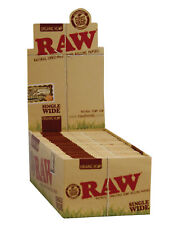 1 Box (50x) RAW Organic Single Wide Leaves Organic Hemp Hemp Papers Regular picture