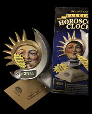 VINTAGE SPARTUS CELESTIAL SUN MOON TALKING HOROSCOPE CLOCK NEW IN BOX picture