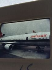 Ektachrone Slide Of Vintage Air Plane Swiss Air picture