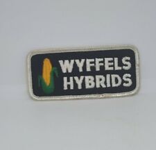 Rare Vintage Wyffels Hybrids Seed Corn Patch Farming Advertising Black/White picture