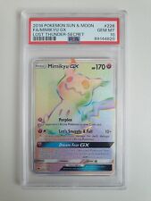PSA 10 Mimikyu GX 226/214 Lost Thunder Secret Rare Pokémon Card picture