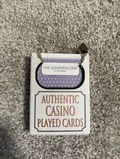 The Cosmopolitan Hotel & Casino Playing Cards Used in Actual Play, Sealed very picture