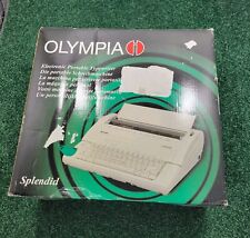 Vintage Olympia Splendid Electronic Typewriter Portable NEW Open Box picture