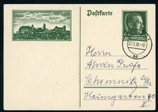German Reichsparteitag Nurnberg Postcard 1938 Adolf Hitler Postage Stamp picture