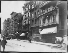 Mott Street Chinatown New York 1895 OLD PHOTO picture