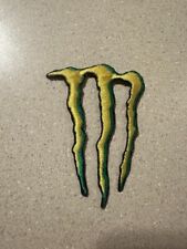 Monster Energy Embroidered Patch. Motorcross racing atv dirt bike mx claw green picture