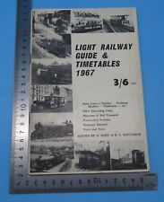 Light Railway Guide & Timetables 1967 G. Body & R. L. Eastleigh Paperback picture