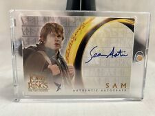 Topps Lord Of The Rings Autrograph Card - Sam - Sean Astin - TTT picture