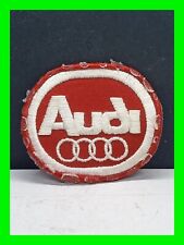 Vintage Audi Red And White Automotive Iron On Or Stitch Patch  picture