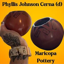 MARICOPA POTTERY PHYLLIS JOHNSON(d) Native American Vintage Beautiful picture