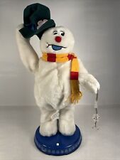 Gemmy Spinning Snowflake Frosty the Snowman Animated Christmas Partially Working picture