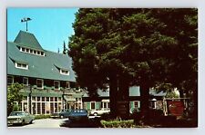 Postcard Washington Quinault WA Lake Lodge Hotel 1960s Unposted Chrome picture