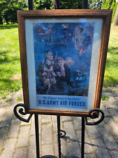 US Army Air Forces WW1 Poster Frame and Matted picture