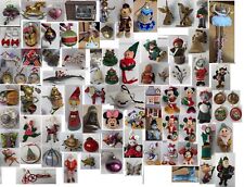 Christmas Ornaments Disney, Vintage, Hallmark, Glass, Etc.  (YOU PICK) picture