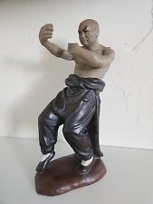 Vintage Chinese Kung Fu Shaolin Monk Mudman Martial Arts Figurines picture