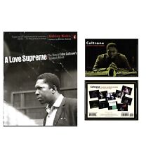 John Coltrane LOT (2x) A Love Supreme (Book) + CLASSIC ALBUM COVERS Postcard Set picture