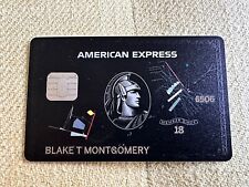 American Express AMEX Centurion Black Card Chip Titanium Authentic Original RARE picture