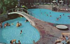 Postcard Swimming Pool Jack Tar Hotel Galveston Texas TX  picture