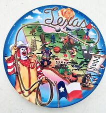 2003 Suncoast MCDONALD’S State Collection TEXAS Melamine Plate picture