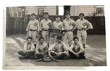 1917 RPPC Postcard Little League Baseball Team Lincoln Pennant AZO PB1B picture
