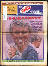 The NEW YORK GIANTS NEWSWEEKLY 9/10 1990 Bill Parcells; Carthon; Landeta &c picture
