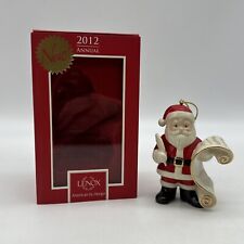 Lenox Santa Claus Naughty & Nice Annual Ornament 2012 picture