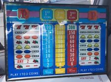 Vintage 1980s  Casino Slot Machine Replacement Glass 19.25”x14” RARE picture