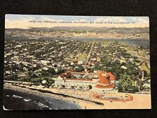 1942 ( WWII NAVY ) HOTEL DEL CORONADO POSTCARD to SANTA MONICA CALIFORNIA picture