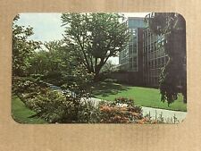 Postcard East Lansing MI Michigan State University Formal Gardens Library picture