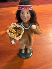 Byers' Choice the Carolers  Native American Singing Girl with Corn picture
