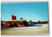 1950s-60s Postcard Peter Pan Motel Daytona Beach Florida picture
