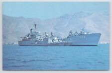 Military~USS Graham County W/ Patrol Gunboats~Patrol Division 21~Vintage PC picture