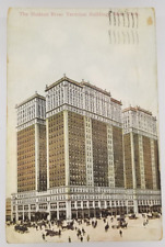 1911 The Hudson River Terminal Building New York Antique Postcard picture