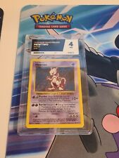 Shadowless Mewtwo 1999 Pokemon Card Base Set 10/102 Ace Grading 4 VG picture