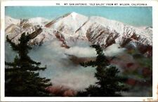 1928 Distant View Mt San Antonio Old Baldy Mt Wilson California Vintage Postcard picture