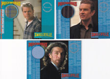 Smallville Lot of 3 Costume cards - PW6, PW8, PW9 + inserts  (Pieceworks) picture