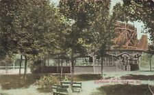 Postcard KY Ashland Clyffeside Park Rolley Roller Coaster Amusements Closed 1923 picture