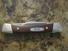 VINTAGE BUCK USA #705 2 BLADE POCKET KNIFE- LAMINATED HANDLES picture