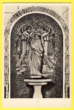 cpsm Rare 45 - 17th Century Carved Virgin WOODEN ENAMEL SANCTUARY VIGLAIN picture