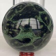 1980g Natural Eye Green Kambaba Jasper Stromatolite Crystal Sphere Ball4 picture