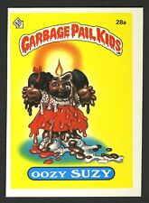 1985 Topps Garbage Pail Kids Series 1 #28a Oozy Suzy (Teacher's Pet Award back) picture