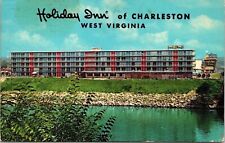 Holiday Inn Charleston WV West Virginia VTG Postcard PM Washington DC Cancel WOB picture