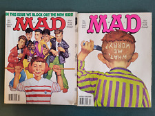 MAD MAGAZINE ~ LOT OF 2 ISSUES~# 301 MAR 91 NEW KIDS BLOCK+# 302 APR 91 HAIRCUT picture