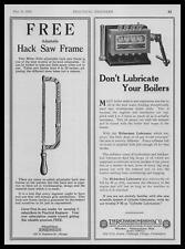 1912 Miller Falls Free Adjustable Hacksaw Offer Practical Engineer Print Ad picture