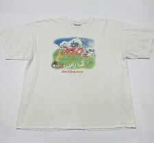 Vintage Walt Disney World T Shirt XL 100 Years White Graphic Staining* Mickey picture